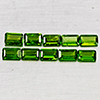Natural Green Chrome Diopside 2.79 Ct. 10 Pcs Octagon Shape 5.2 x 3 Mm Gemstones Natural Green Chrome Diopside 2.79 Ct. 10 Pcs Octagon Shape 5.2 x 3 Mm Gemstones