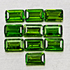 Natural Green Chrome Diopside 2.89 Ct. 10 Pcs Octagon Shape 5.3 x 3 Mm Gemstones Natural Green Chrome Diopside 2.89 Ct. 10 Pcs Octagon Shape 5.3 x 3 Mm Gemstones