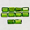 Natural Green Chrome Diopside 2.42 Ct. 10 Pcs Octagon Shape 5.1 x 3 Mm Gemstones Natural Green Chrome Diopside 2.42 Ct. 10 Pcs Octagon Shape 5.1 x 3 Mm Gemstones