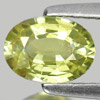 Greenish Yellow Chrysoberyl 0.98 Ct. Oval Shape 7 x 5 Mm. Natural Gem Unheated