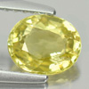 Yellow Chrysoberyl 1.24 Ct. Oval Shape 6.9 x 5.6 Mm. Natural Gemstone Unheated