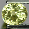 Yellow Chrysoberyl 1.19 Ct. Oval Shape 6.2 x 5.4 Mm. Natural Gem Madagascar