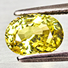 Natural Yellow Chrysoberyl 1.20 Ct. Oval Shape 7.4 x 5.5 Mm Gemstone