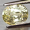 Natural Yellow Chrysoberyl 1.53 Ct. Oval Shape 7.3 x 5.9  Mm Gemstone
