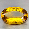 Natural Yellow Citrine Gemstones 34.41 Ct. Oval Shape 27 x 18.5 Mm.
