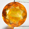 1.05 Ct. Round Shape Natural Gemstone Orange Yellow Citrine From Brazil Unheated