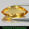Yellow Citrine 7.97 Ct. VVS Marquise Shape 21 x 10 Mm. Natural Gemstone Unheated