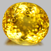 Yellow Citrine 66.10 Ct. Clean Oval 25 x 23 Mm. Natural Gemstone Brazil Unheated