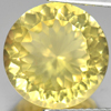 Yellow Citrine 5.64 Ct. VVS Round 11.8 Mm. Natural Gemstone Unheated Brazil