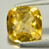 1.88 Ct. Cushion Checkerboard Natural Yellow Citrine Gemstone Unheated