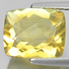 2.67 Ct. Cushion Checkerboard Natural Yellow Citrine Gemstone Unheated