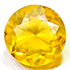 Natural Yellow Citrine 1.01 Ct. VVS Round Shape 7 Mm. Unheated Gemstone