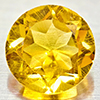 Natural Yellow Citrine 1.13 Ct. VVS Round Shape 7 Mm. Unheated Gemstone