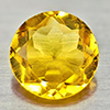 Natural Yellow Citrine 1.04 Ct. VVS Round Shape 7 Mm. Unheated Gemstone