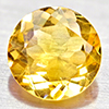 Natural Yellow Citrine 1.8 Ct. VVS Round Shape 7 Mm. Unheated Gemstone