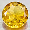 Natural Yellow Citrine 1.13 Ct. VVS Round Shape 7 Mm. Unheated Gemstone