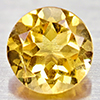 Natural Yellow Citrine 1.31 Ct. VVS Round Shape 7 Mm. Unheated Gemstone