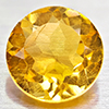 Natural Yellow Citrine 1.03 Ct. VVS Round Shape 7 Mm. Unheated Gemstone