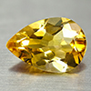 Natural Yellow Citrine From Brazil 2.28 Ct. Pear Oval Shape Gemstone Unheated