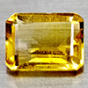 Natural Yellow Citrine 1.44 Ct. Clean Octagon Shape 8.1 x 6 Mm Unheated Gemstone