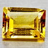 Natural Yellow Citrine 1.48 Ct. Clean Baguette Shape 8.2 x 6.1 Mm Gemstone