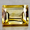 Natural Yellow Citrine 1.47 Ct. Clean Baguette Shape 8.1 x 5.9 Mm Gemstone