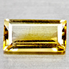 Natural Yellow Citrine 1.42 Ct. Clean Baguette Shape 10.1 x 5.3 Mm Gemstone