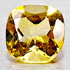 Natural Yellow Citrine 1.67 Ct. Cushion Shape 8 Mm Gemstones