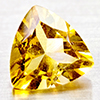 Natural Yellow Citrine 1.15 Ct. Trilliant Shape 7.1 Mm Gemstone From Brazil