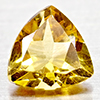 Natural Yellow Citrine 1.51 Ct. Trilliant Shape 8 Mm Gemstone From Brazil