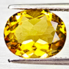 Natural Yellow Citrine 3.22 Ct. Oval Shape 11 x 8.7 Mm Gemstone From Brazil