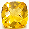 Natural Yellow Citrine 3.61 Ct. Cushion Checkerboard Cut 10.1 x 10.1 Mm Gemstone Natural Yellow Citrine 3.61 Ct. Cushion Checkerboard Cut 10.1 x 10.1 Mm Gemstone