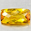 Natural Yellow Citrine 3.64 Ct. Cushion Checkerboard Cut 14.4 x 7.3 Mm. Gemstone Natural Yellow Citrine 3.64 Ct. Cushion Checkerboard Cut 14.4 x 7.3 Mm. Gemstone