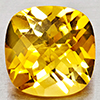 Natural Yellow Citrine 3.97 Ct. Cushion Checkerboard Cut 10.2 Mm. Gemstone Natural Yellow Citrine 3.97 Ct. Cushion Checkerboard Cut 10.2 Mm. Gemstone