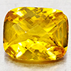 Natural Yellow Citrine 2.80 Ct. Cushion Checkerboard Cut 10.1 x 8.2 Mm. Gemstone