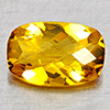 Natural Yellow Citrine 2.10 Ct. Cushion Checkerboard Cut 11 x 7.3 Mm. Gemstone