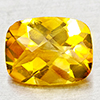 Natural Yellow Citrine 1.69 Ct. Cushion Checkerboard Cut 9 x 7 Mm. Gemstone