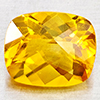 Natural Yellow Citrine 2.56 Ct. Cushion Checkerboard Cut 9.8 x 8.1 Mm. Gemstone