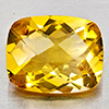Natural Yellow Citrine 2.51 Ct. Cushion Checkerboard Cut 10.2 x 8.2 Mm. Gemstone