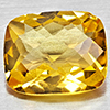 Natural Yellow Citrine  2.59 Ct. Cushion Checkerboard 10.1 x 8.2 x 5.2 Mm. Gemstone