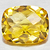 Natural Yellow Citrine  2.45 Ct. Cushion Checkerboard 10.1 x 8.1 Mm. Gemstone