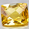 Natural Yellow Citrine 2.81 Ct. Cushion Checkerboard Cut 10.2 x 8.1 Mm Gemstone