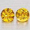 Natural Yellow Citrine 2.33 Ct. 2 Pcs Round Shape 7 Mm Gemstones From Brazil Natural Yellow Citrine 2.33 Ct. 2 Pcs Round Shape 7 Mm Gemstones From Brazil