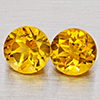 Natural Yellow Citrine 2.87 Ct. 2 Pcs Round Shape 7 Mm Gemstones From Brazil Natural Yellow Citrine 2.87 Ct. 2 Pcs Round Shape 7 Mm Gemstones From Brazil