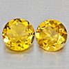 Natural Yellow Citrine 2.15 Ct. 2 Pcs Round Shape 7.2 Mm Gemstones From Brazil Natural Yellow Citrine 2.15 Ct. 2 Pcs Round Shape 7.2 Mm Gemstones From Brazil