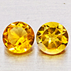 Natural Yellow Citrine 2.25 Ct. 2 Pcs Round Shape 7.1 Mm Gemstones From Brazil Natural Yellow Citrine 2.25 Ct. 2 Pcs Round Shape 7.1 Mm Gemstones From Brazil