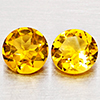 Natural Yellow Citrine 2.22 Ct. 2 Pcs Round Shape 7 Mm Gemstones From Brazil Natural Yellow Citrine 2.22 Ct. 2 Pcs Round Shape 7 Mm Gemstones From Brazil