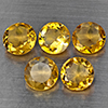 Natural Yellow Citrine 6.78 Ct. 5 Pcs Round Shape 7.4 Mm Gemstone from Brazil Natural Yellow Citrine 6.78 Ct. 5 Pcs Round Shape 7.4 Mm Gemstone from Brazil