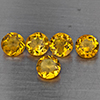 Natural Yellow Citrine 5.29 Ct. 5 Pcs Round Shape 7.2 Mm Gemstone from Brazil Natural Yellow Citrine 5.29 Ct. 5 Pcs Round Shape 7.2 Mm Gemstone from Brazil