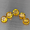 Natural Yellow Citrine 6.03 Ct. 5 Pcs Round Shape 7.2 Mm Gemstone from Brazil Natural Yellow Citrine 6.03 Ct. 5 Pcs Round Shape 7.2 Mm Gemstone from Brazil